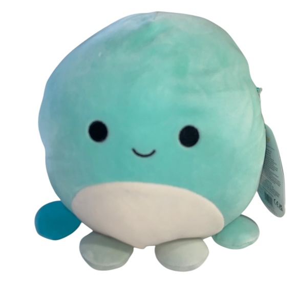 Squishmallows Olga the Octopus Plush 8” Mint Green 2020 Release Kellytoy NWT - Picture 10 of 10